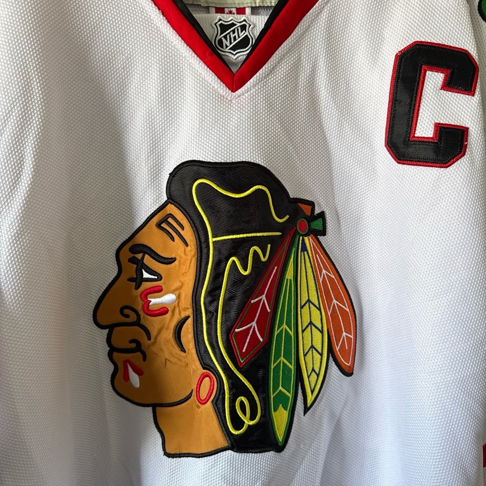 Reebok White and Black Men's Jersey - Picture 2 of 7